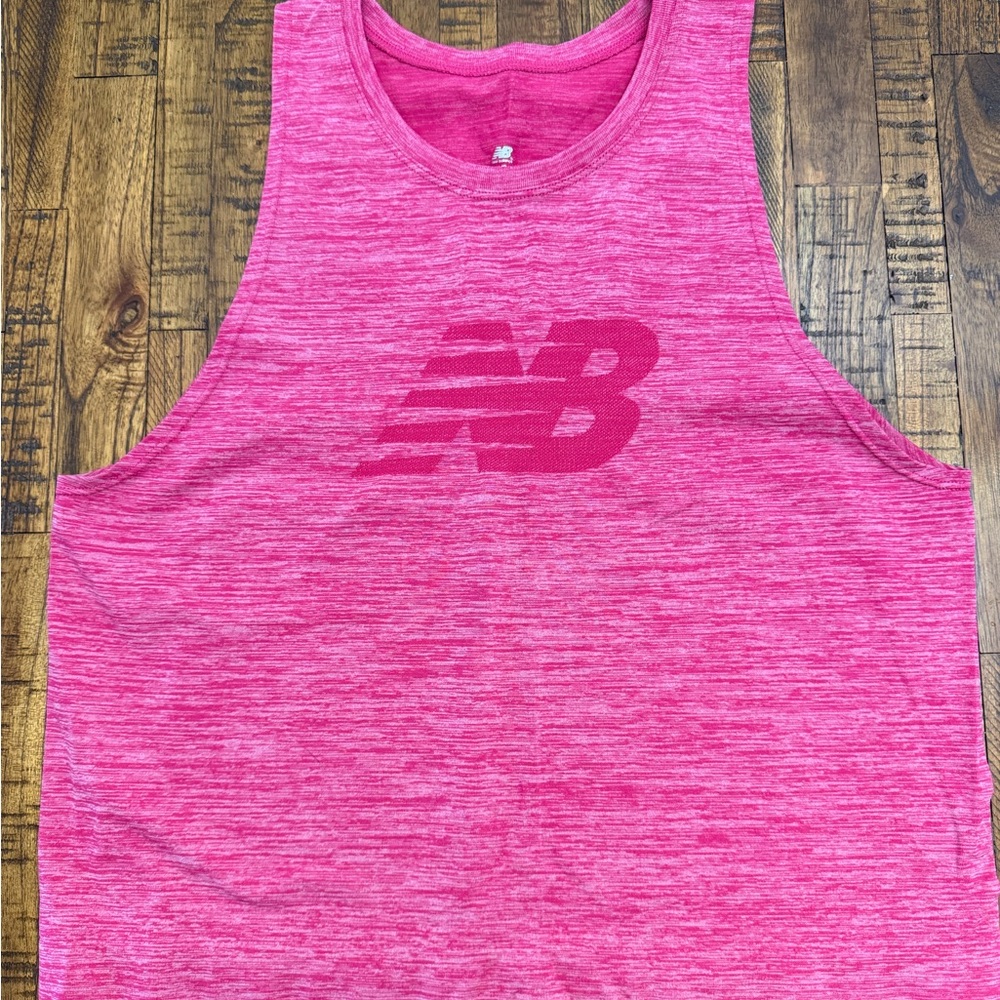 New Balance Vibrant Pink Athletic Crop Tank